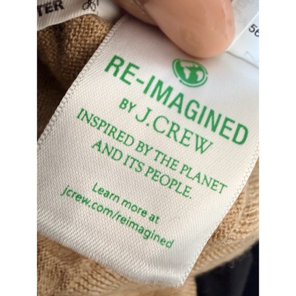 J.CREW Women Sweater M Crochet Collar TIPPI Wool Cottagecore Romantic Prairie - Picture 12 of 12